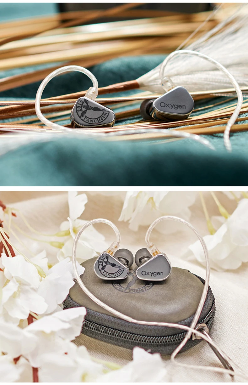 Наушники TANCHJIM Oxygen Dynamic Drive Unite In Ear HIFI монитор спортивные наушники с отсоединяемым