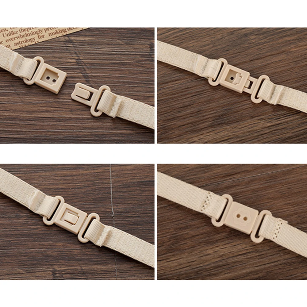 2 шт. двухплечевые ремни противоскользящие пряжка плечевые бюстгальтер не