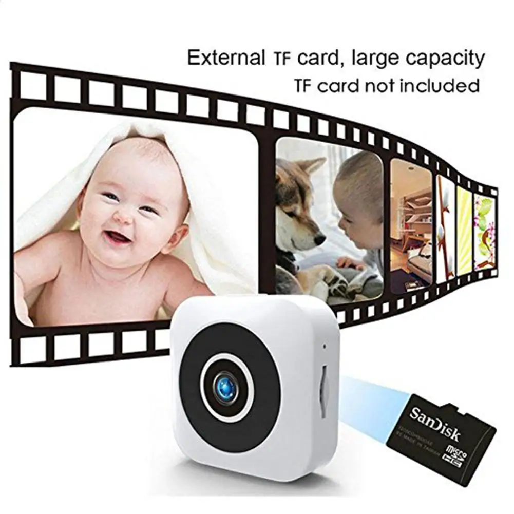 Full HD Mini Камера WiFi инфракрасная смарт-камера Ночное видение Спорт цифровых Micro Cam