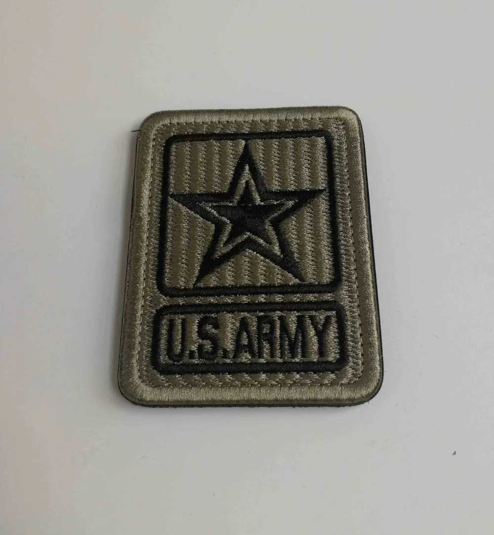 Вышитые американские армейские нашивки тактическая нашивка Военная star hook &amp loop