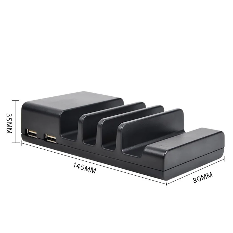 Станция для зарядки с usb 4 портами зарядная док станция настольная подставка