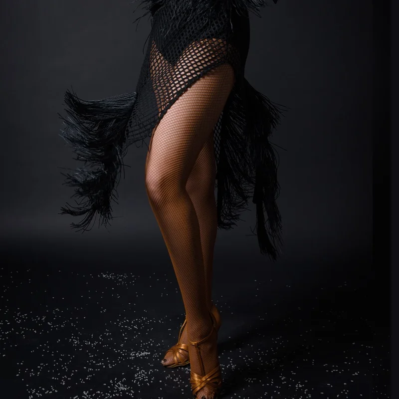 

women latin dresses tassel latin dance dress black latin sala dress samba costume modern dance costumes dance wear chacha dress