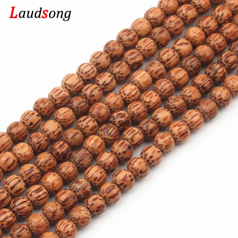 High Quality Natural Wooden Spacer Loose Beaded 9mm Coconut Shell Wood Beads For Jewelry Making Bracelet DIY | Украшения и