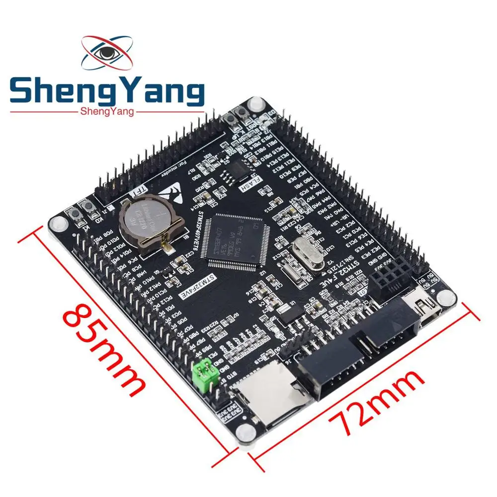 Шэньян STM32F407VET6 Совет по развитию Cortex-M4 STM32 минимальная система обучения доска ARM основной плате