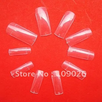 

500 PCS Clear COLOR Half Cover NAIL TIPS