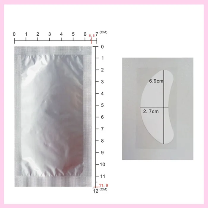 Патчи коллагеновые под глаза гидрогелевые безворсовые 50 пар|patch gel eyelash|eye pads lint