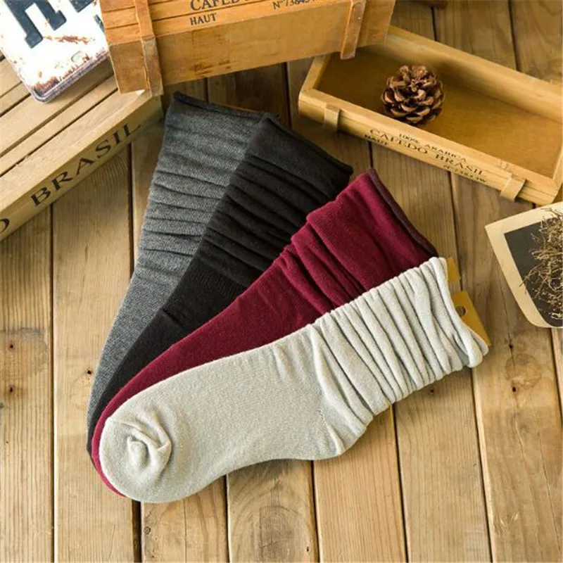 5Pairs Fashion Colorful Womens Female Candy Color Crew Cotton Ladies Solid Casual Cute Warm Woman Funny Socks | Женская одежда