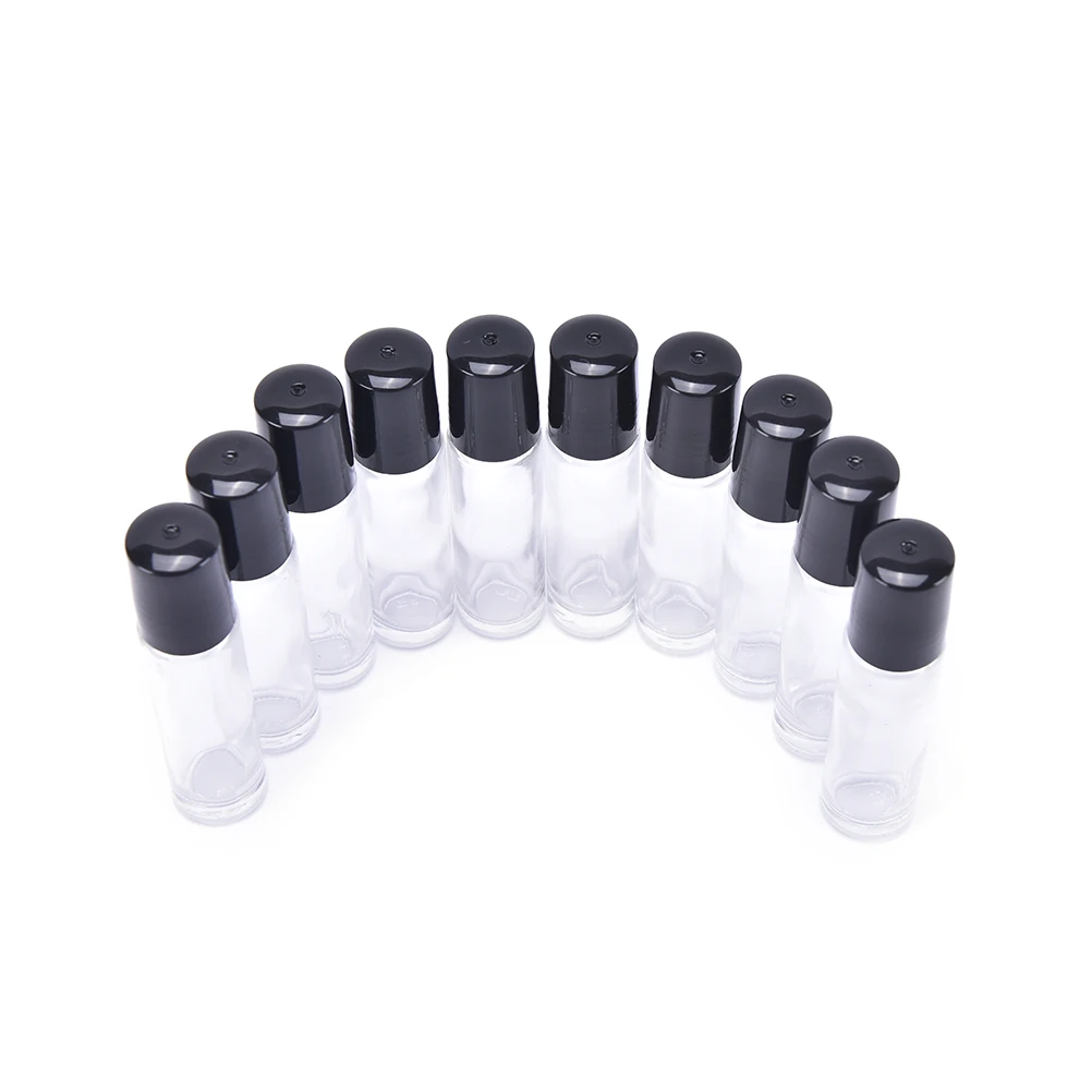 Слитный дорожный прозрачный ролик многоразовый рулон эфирного масла стеклянный