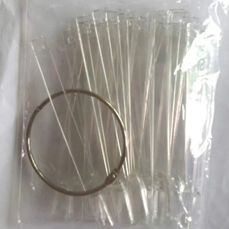 Высокое качество 50 шт дисплей кольцо для ключей Дизайн ногтей Советы поп палка