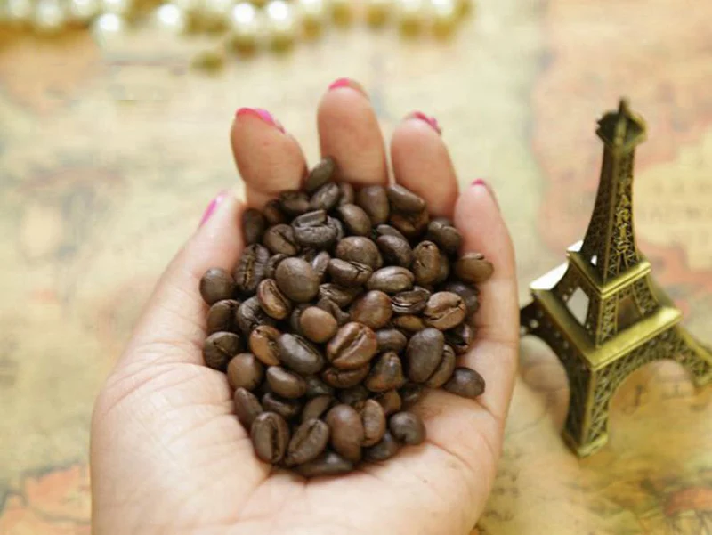 Фон для фотосъемки в классическом ностальгическом стиле кофейные зерна