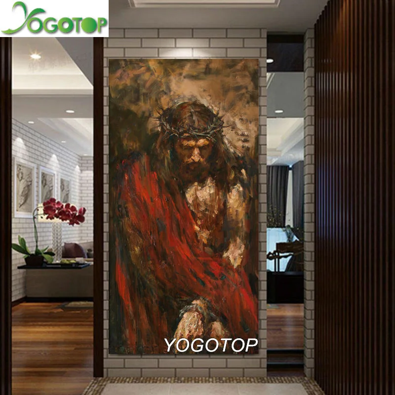 Алмазная живопись YOGOTOP с Иисусом Христа вышивка крестиком 5D полноразмерная