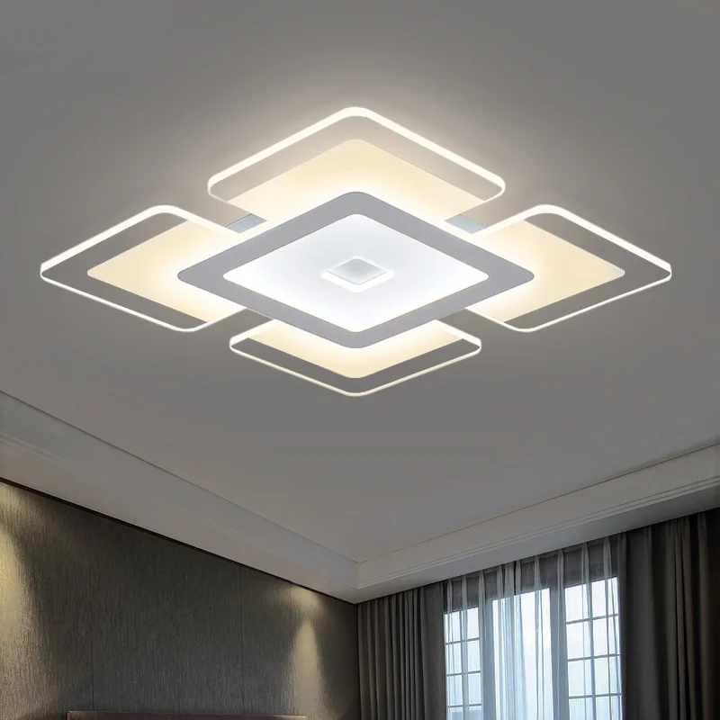 Ультратонкий Прозрачный светодиодный потолочный светильник Horsten 110 220 В