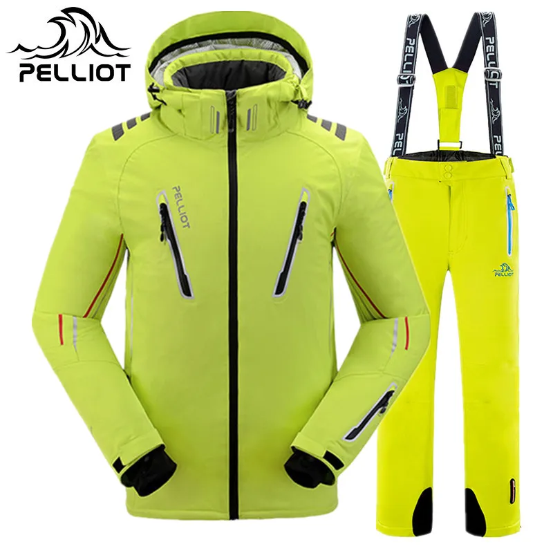Пелльо Марка Лыжный костюм Для мужчин высокое качество Водонепроницаемый