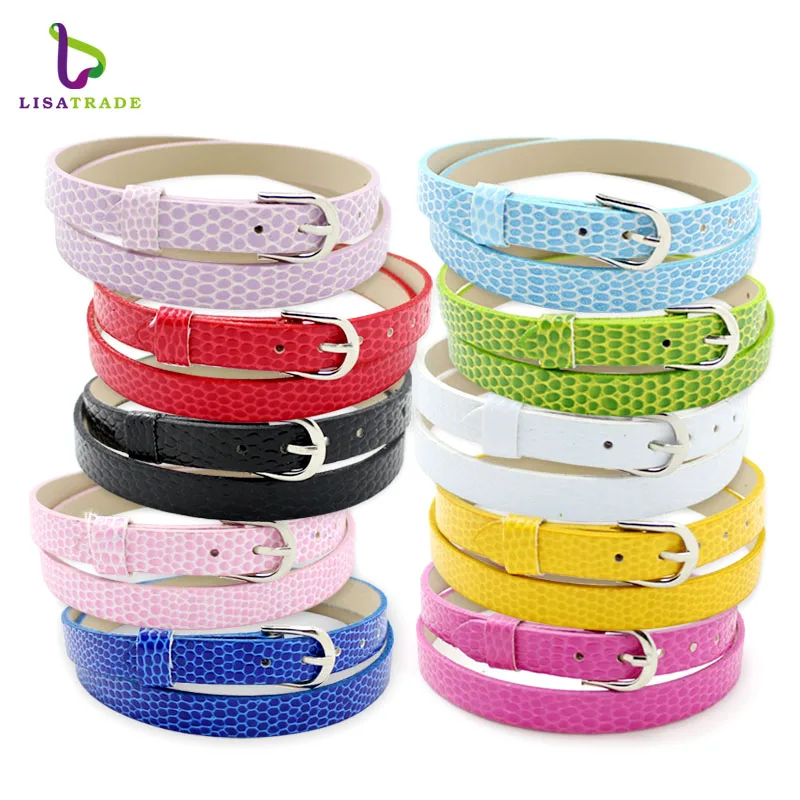 Женский многослойный Змеиный браслет LSBR031 * 10 из искусственной кожи 8 мм|bracelet