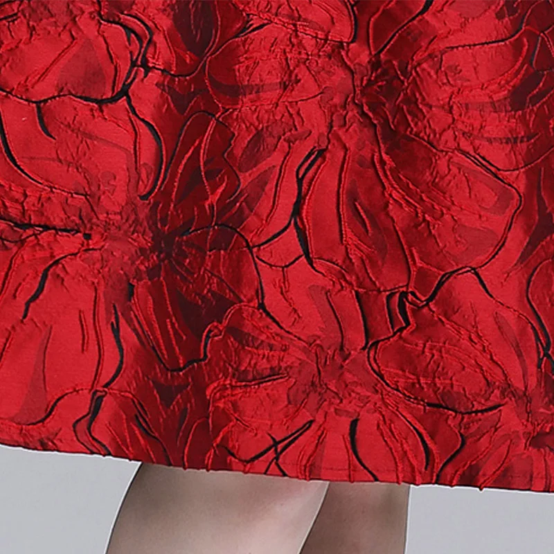 Для женщин без рукавов Винтаж красное платье 2019 летнее для девочек элегантное с