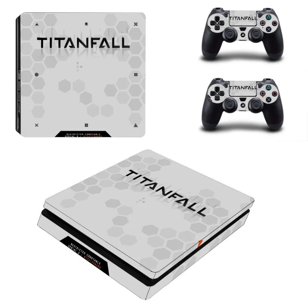 Titanfall 2 наклейка PS4 тонкая кожа Стикеры для Sony Игровые приставки 4 консоли и