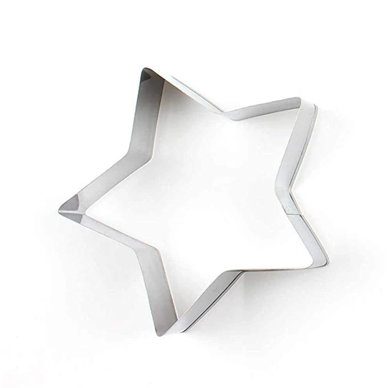Big Five-pointed Star Figure Shape Cake Cookie Biscuit Baking Molds Mousse Decorating Fondant Cutters Tools Printing | Дом и сад