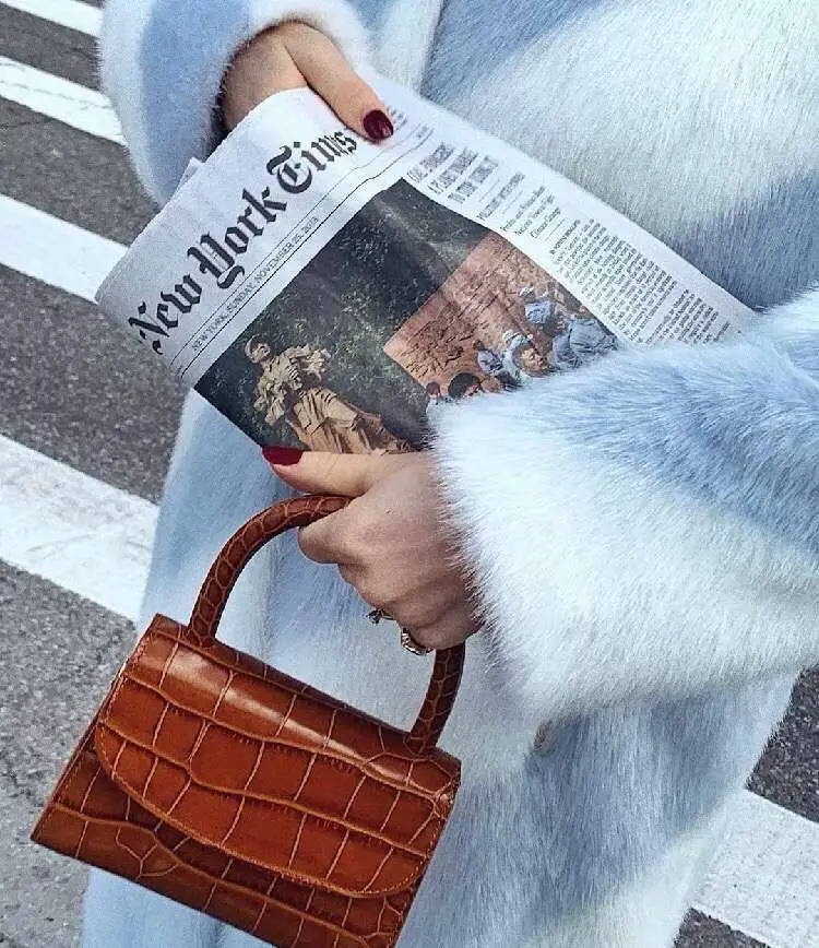 Bolsa Feminina, модная сумочка с крокодиловой ручкой, дизайнерская женская сумка через плечо, мини-сумка через плечо для женщин, Sac
