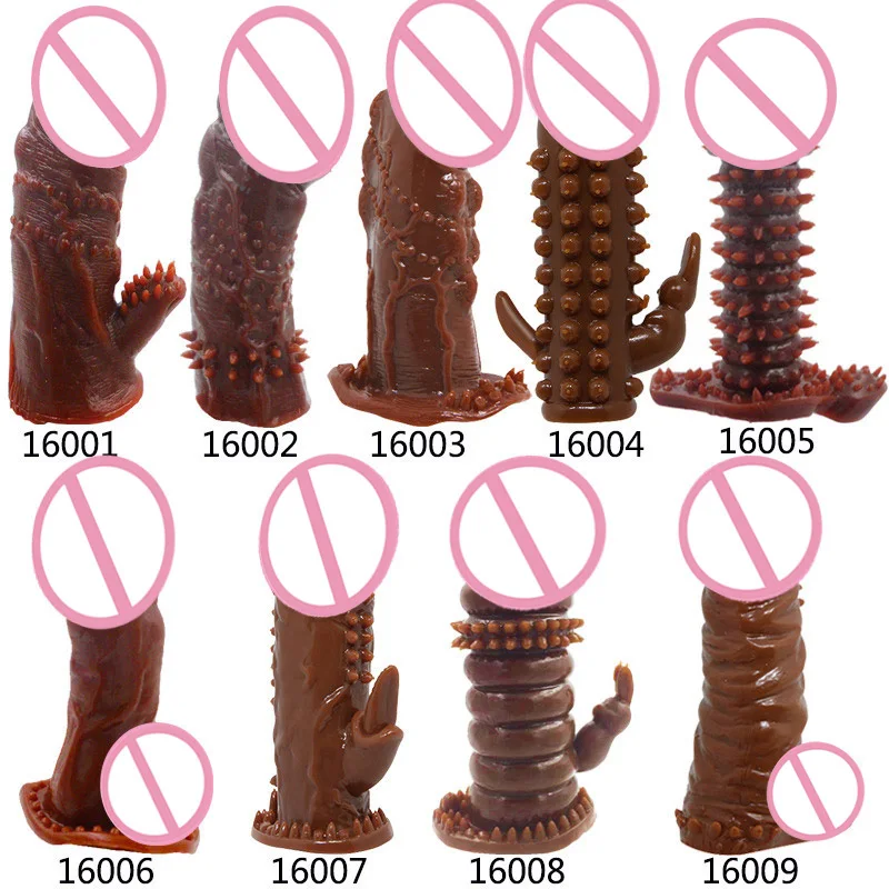 2019 коричневый член оболочка Высокая производительность пенис рукав усилитель