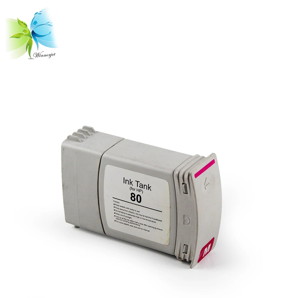 Пигментный чернильный картридж Winnerjet 4 цветов 80 #80 для HP designjet 1050 1055 см plus принтера |