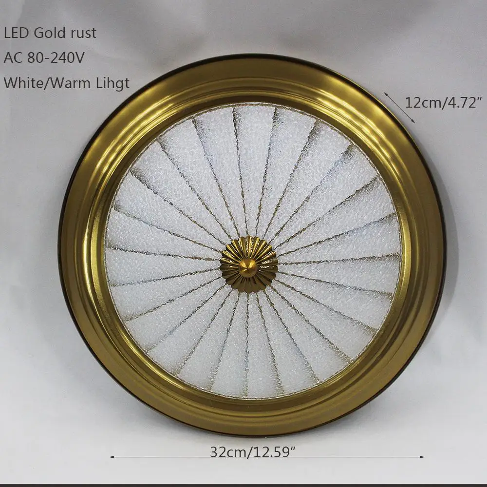 Позолоченная потолочная лампа с антикоррозийным покрытием 220 В|Потолочные лампы|