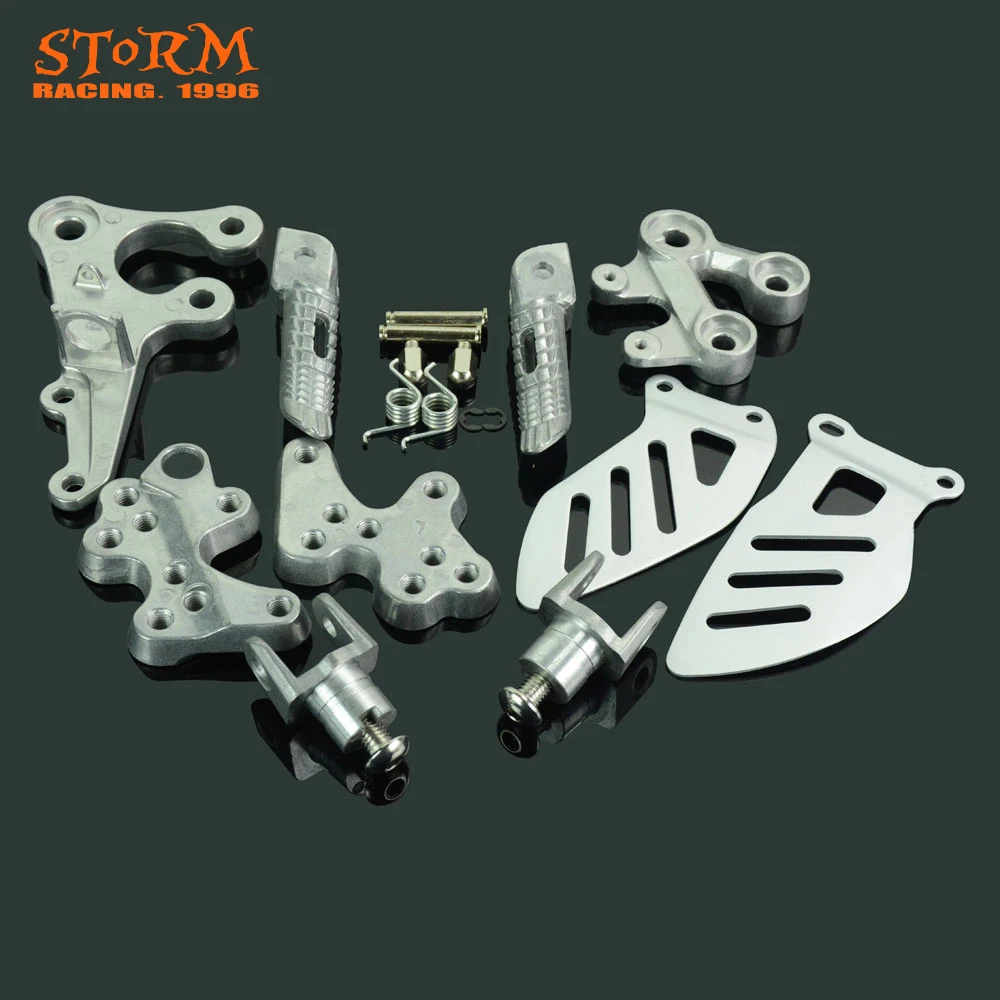 

Front Footpegs Foot Pegs Footrest Pedals Bracket For SUZUKI GSXR1000 GSX-R1000 GSX1000R 2005 2006 2007 2008 2009 2010 2011