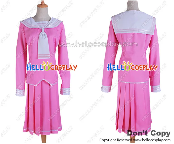 

H008 Pink Uniform Fruits Basket Cosplay Navy Costume