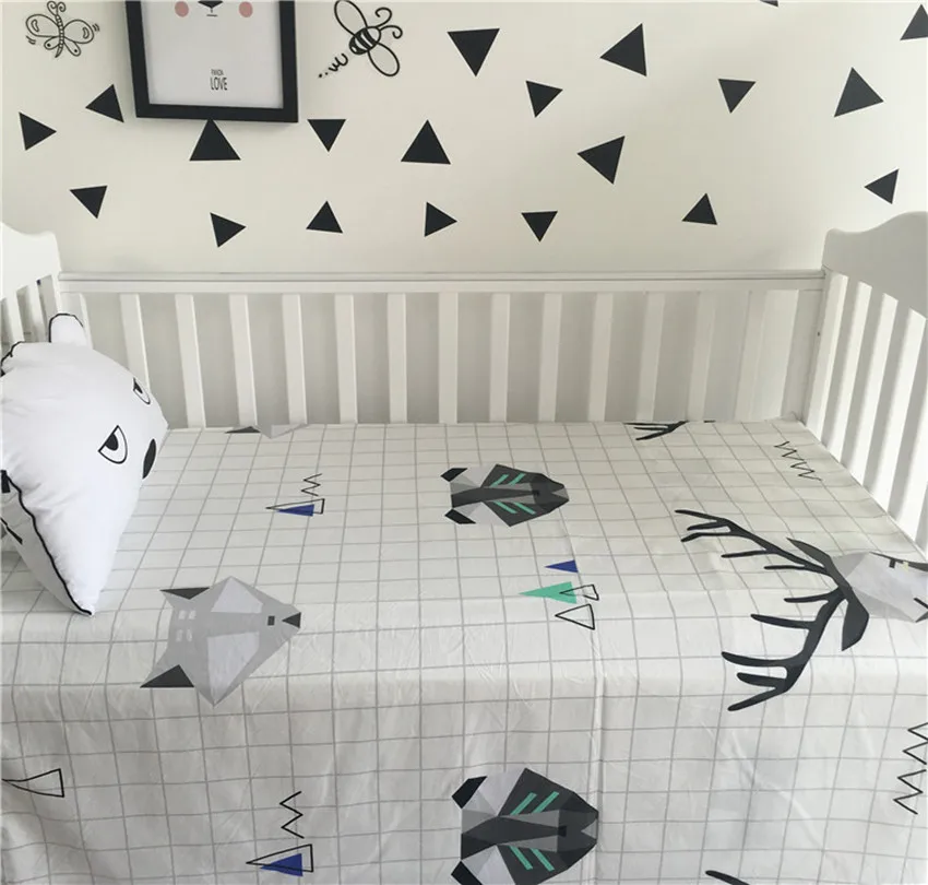 9 цветов простыни гладкие Детские постельные принадлежности хлопок облака