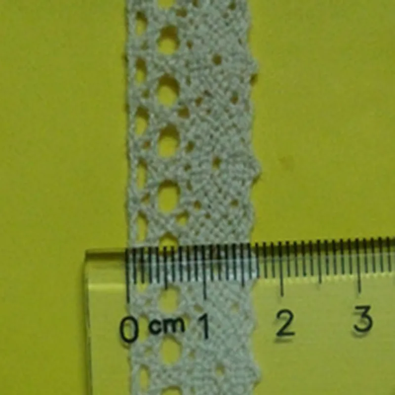 

Garment edge Cotton Lace Diy Handmade Patchwork Cotton Material Cotton Crocheted Lace Ribbon Flower desgin Factory price