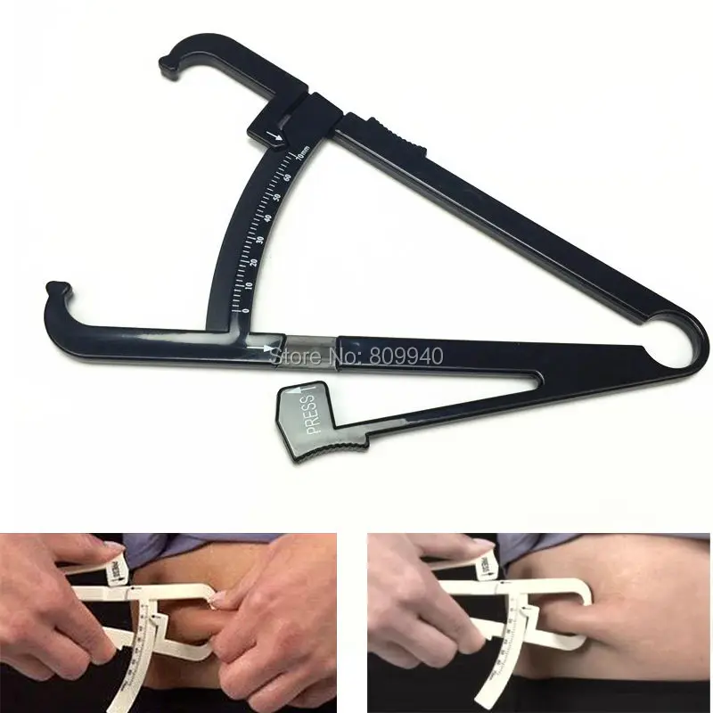 Черный цвет Nls анализатор кожи тела жира штангенциркуль тестер измеряет