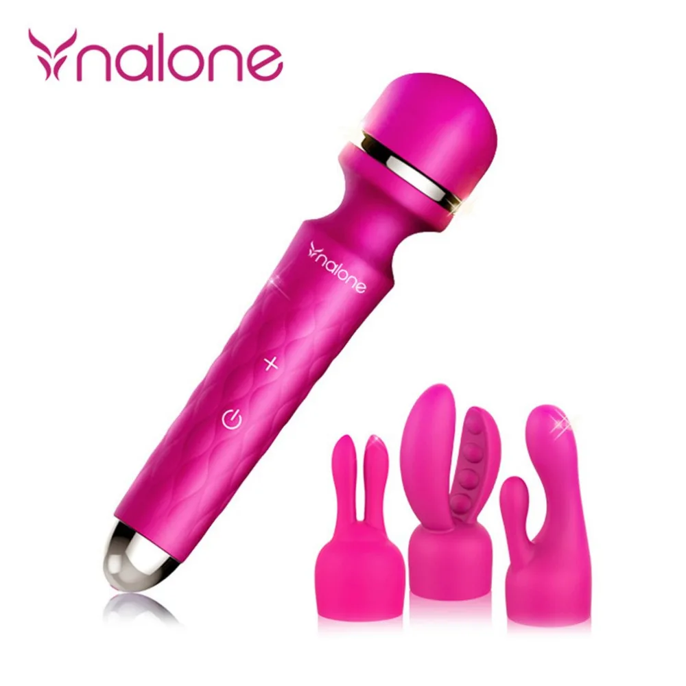 Nalone супер мощный мульти-скоростной вибратор водонепроницаемый G-Spot AV палочка