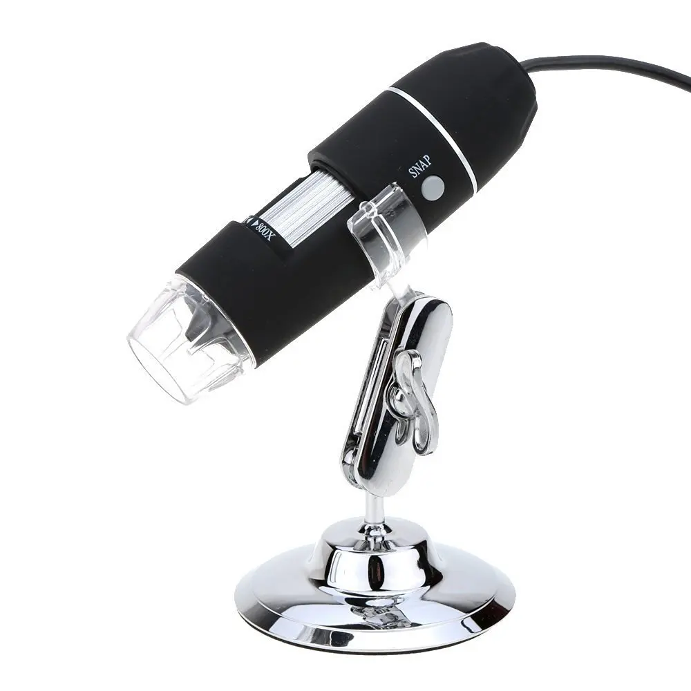 500x 800x 1000x USB цифровой микроскоп камера портативное увеличение подставка для