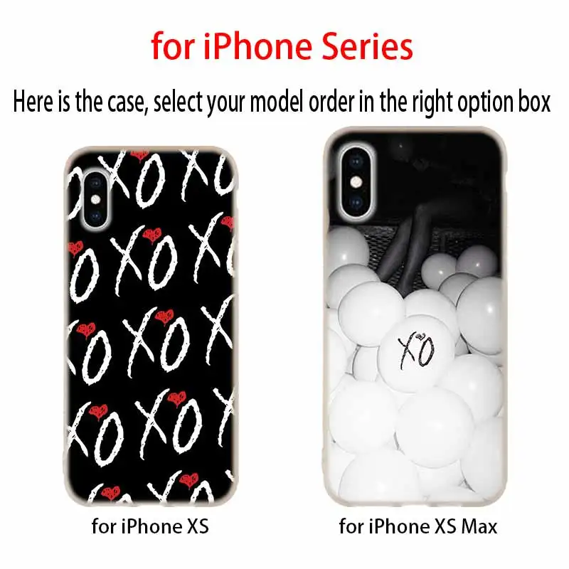 Чехлы, силиконовый мягкий чехол для iPhone 11 Pro X XS Max XR 6 6S 7 8 Plus 5 4S SE, высокое качество, логотип Weeknd XO