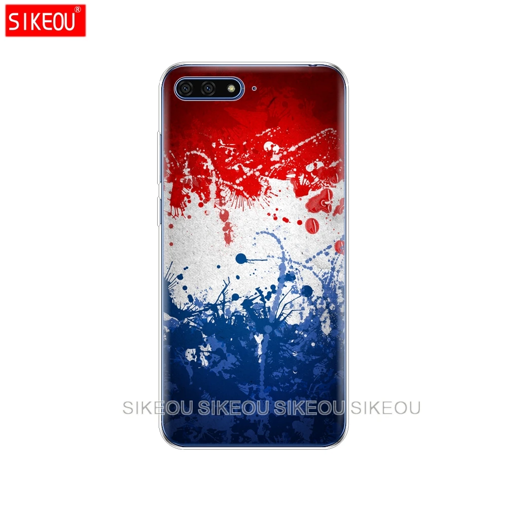 Силиконовый чехол для телефона Huawei Honor 7A PRO 7C Y5 Y6 Y7 Y9 2017 2018 Prime флаг Германии Италии