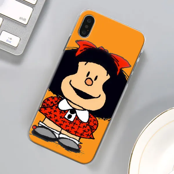 Mafalda чехол для телефона для Apple iPhone X XR 7 8 Plus 6 6s Plus XS MAX 11 Pro Max SE чехол для телефона Coque - Цвет: 12