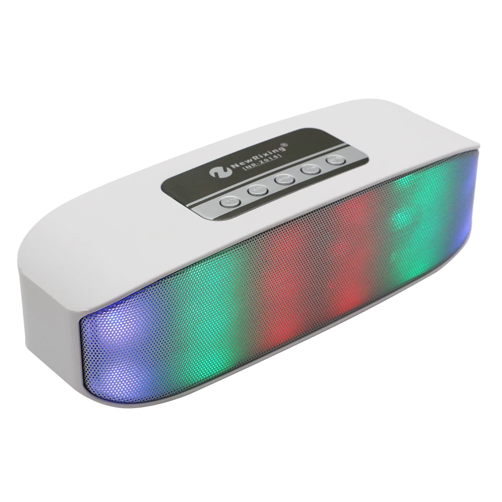 Bluetooth Колонка NewRixing портативная с микрофоном поддержка TF FM