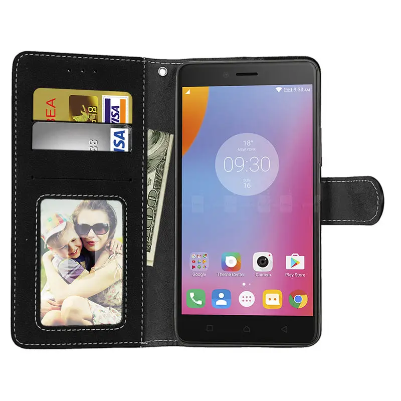 Чехол для Lenovo A7700 чехол 5 дюйма роскошный чехол-кошелек из искусственной кожи