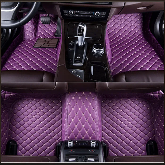 Purple Автомобильные аксессуары коврик для Toyota Land Cruiser 200 Prado150/120 camry 50 tundra wish mark x verso sienna автомобильные коврики - Название цвета: Purple