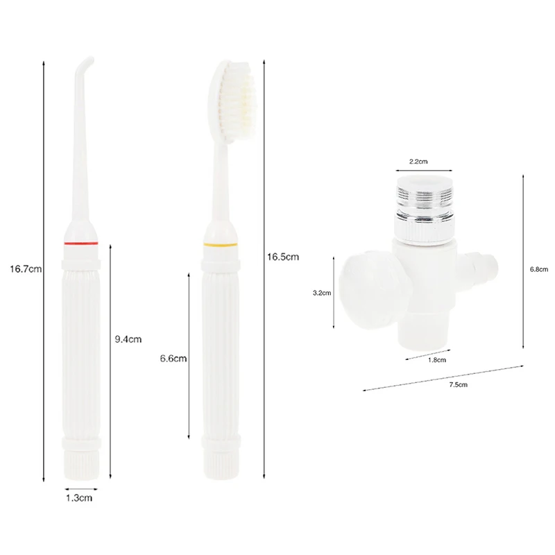 Кран струя воды зубная щетка Flosser Стоматологические Инструменты Уход за полостью рта струя воды Стоматологический Ирригатор Flosser очиститель зубов