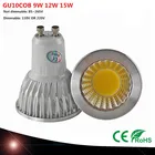 Суперъяркая светодиодсветильник лампочка GU10, яркая лампочка, лампочка дневного света, теплыйбелый, 85-265 в, 9 Вт, 12 Вт, 15 Вт, GU10, светодиодная лампочка GU10, светодиодный прожектор
