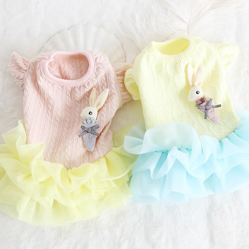 Кролик собака домашняя кошка вечерние свадебное платье юбка пачка для маленьких