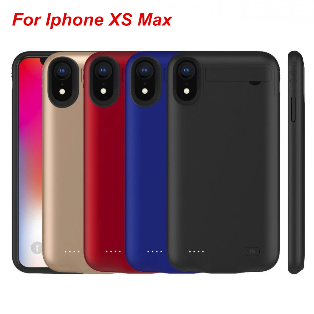 Для iphone XS аккумулятор Max чехол умный ультра-тонкий высококачественный аккумулятор зарядное устройство чехол power Bank для iphone XS аккумулятор Max чехол