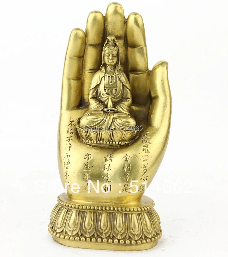 Фэншуй латунные руки гуаньиновые фигурки/Куан Инь | Дом и сад