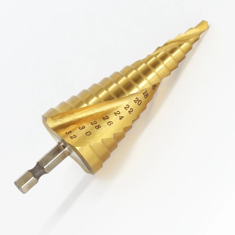 Быстрорежущие ступенчатые сверла горячее предложение 3 шт. 4-12 мм 4-20 4-32