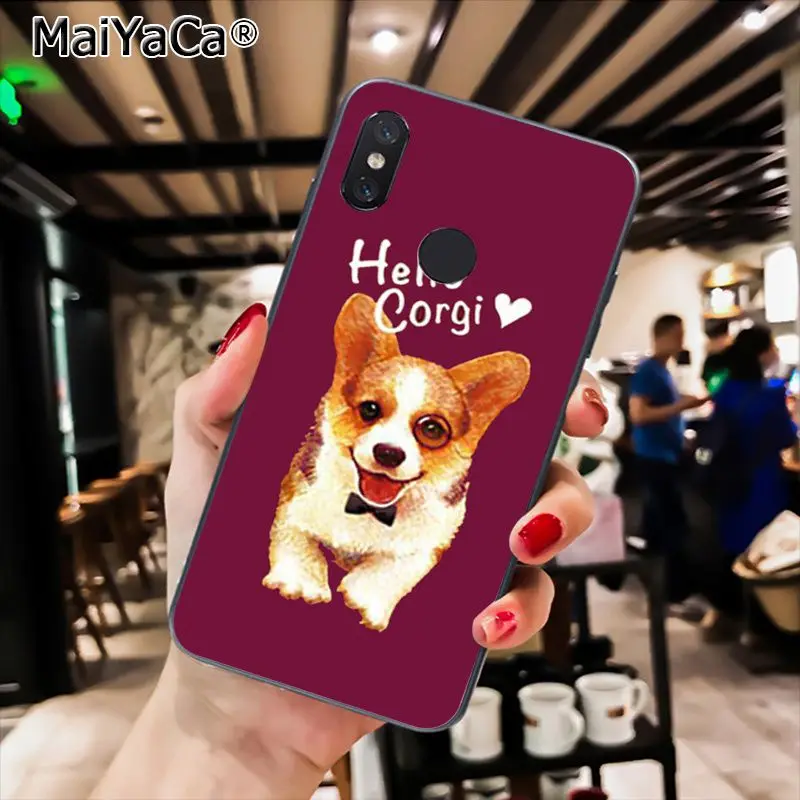MaiYaCa пикантные Пёс из мультфильма член супер милые корги чехол для телефона для Xiaomi Redmi8 4X 6A S2 7A 5A Redmi 5 5Plus Note5 7 Note8pro