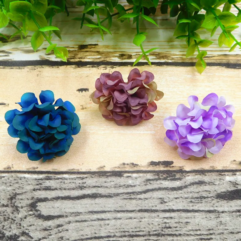 Искусственные мини цветочные головки гвоздики 10 шт. (4 см/a) украшение для дома и