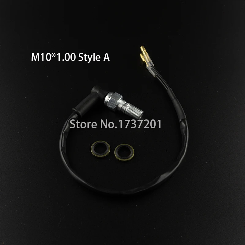 1 шт. мотоциклетные Выключатель фонаря сигнала торможения банджо болты 10 мм x 00 M10 *