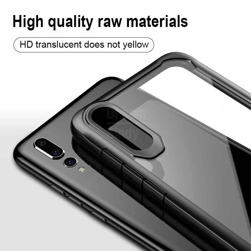 Роскошный мягкий Силиконовый противоударный чехол бампер для Huawei P20 Pro