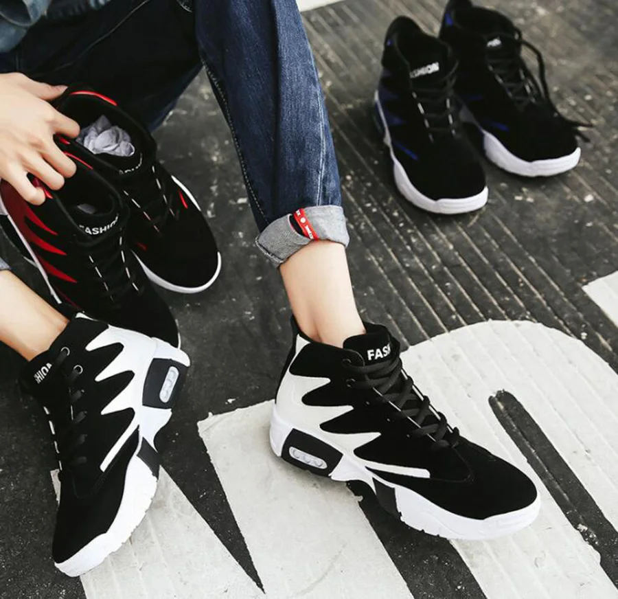 New Autumn and Winter Fashion Mixed Colors Casual Men's Sports Shoes Tide Travel Sneakers Height Increasing Cool Great | Обувь