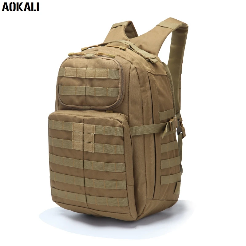 Beste Aokali Waterdichte Nylon 900D Designer 45L Militaire Aanval Rugzak Dagrugzak Rijden Reizen Beroemde Laptop Bag Rugzak Knapzak
